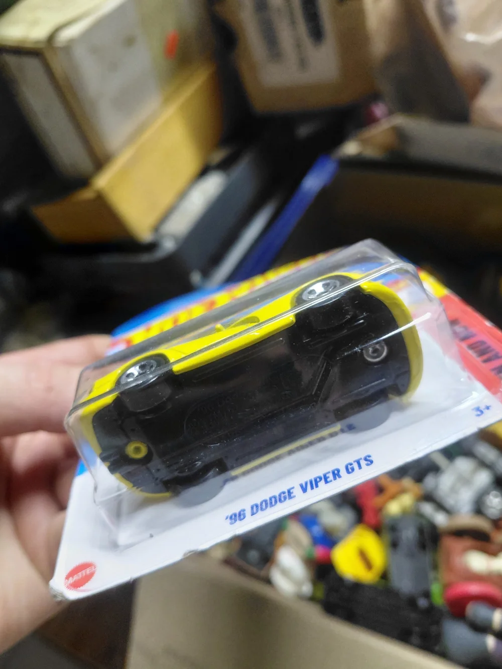 2025 Hot Wheels '96 Dodge Viper GTS (176/250) in yellow